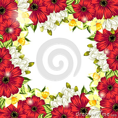 Fresh flower background