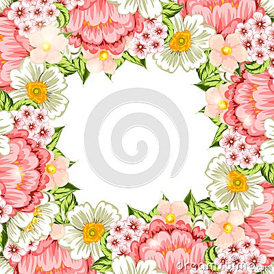 Fresh flower background