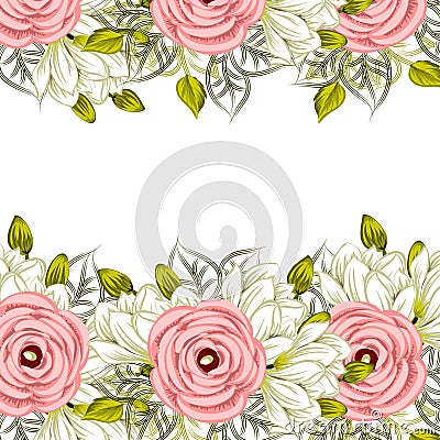 Fresh flower background