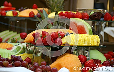 Fresh fruit tray