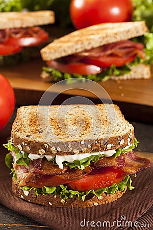 Fresh Homemade BLT Sandwich