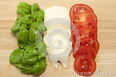 Fresh Italian Food Flag