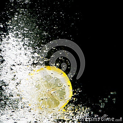 Fresh lemon splash