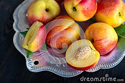 Fresh peaches