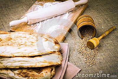 Fresh pita bread