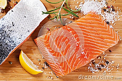 Fresh salmon