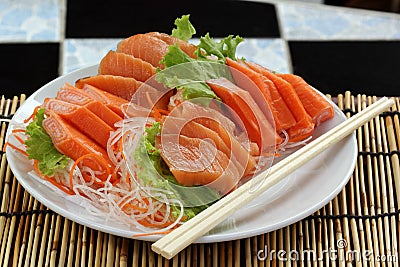 Fresh Salmon sashimi set