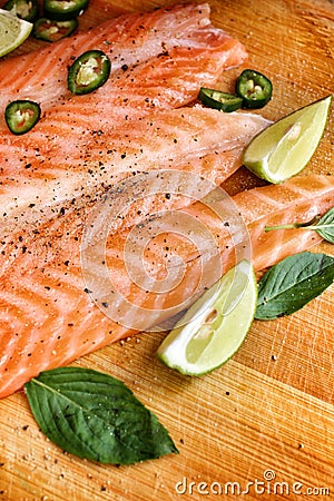 Fresh salmon