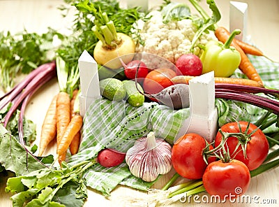 Fresh Vegetables in a Box