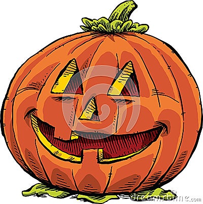 Friendly Jack 'O Lantern Stock Illustration - Image: 41140990