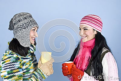 Friends woman conversation and laughing
