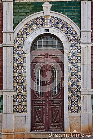 Front door, Faro, Portugal