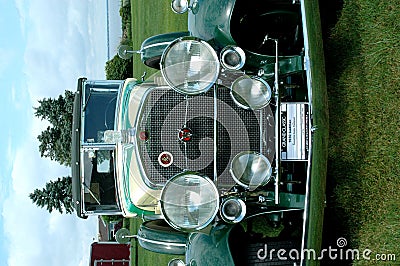 Front end of a 1930 Cadillac Convertible Fleetwood