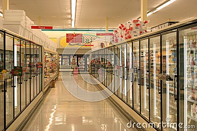 Frozen Foods Aisle