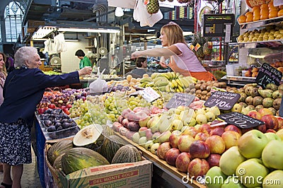 Fruit market in Valencia - Spain