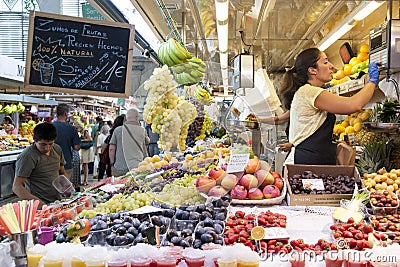 Fruit market in Valencia - Spain