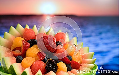 Fruit Salad at Ocean
