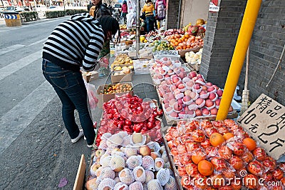 Fruits stand