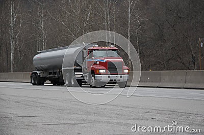 Fuel or Gas Tanker Truck