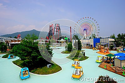 Fuji-Q Highland amusement park in Japan