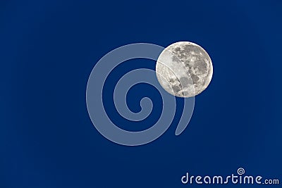 Full Moon Blue Sky