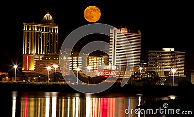 Full Moon over Atlantic City