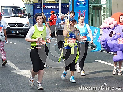 Fun Runners At London Marathon 22th April 2012
