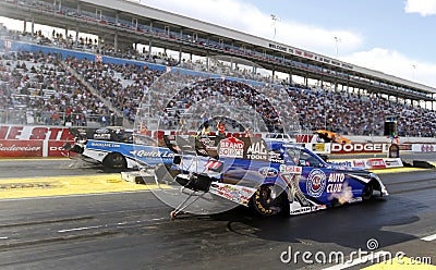 Funny Car Finals at the Strip In Las Vegas