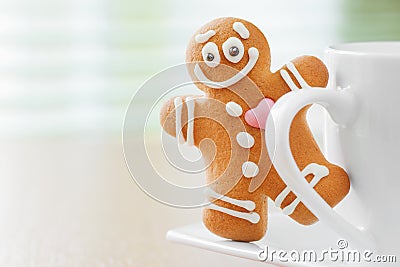 Funny gingerbread man