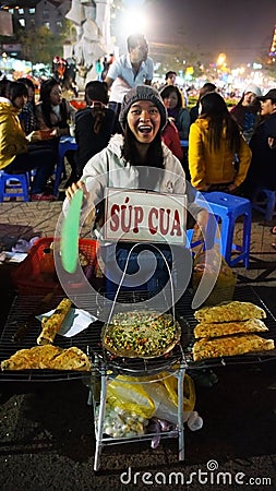 DA LAT, VIET NAM- DEC 29: Friendly, joyful, funny of Vietnamese street ...