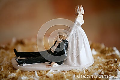 Funny wedding cake topper.lets get married