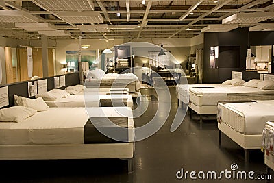 Furniture mattress bed store