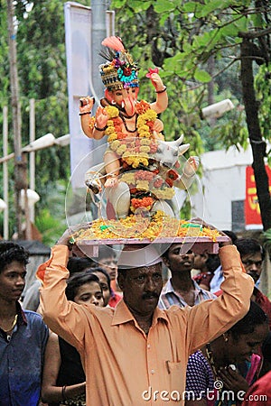 Ganesh Festival in Mumbai