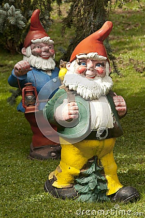 Garden Gnomes in the Swiss Alps