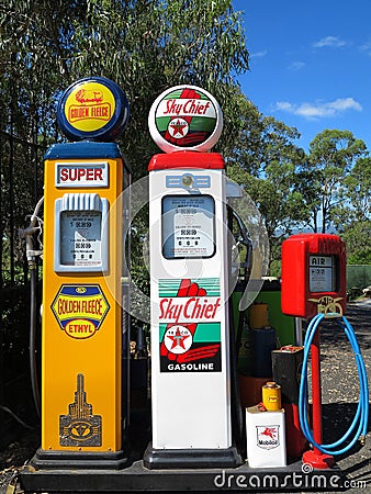 Gasoline station vintage