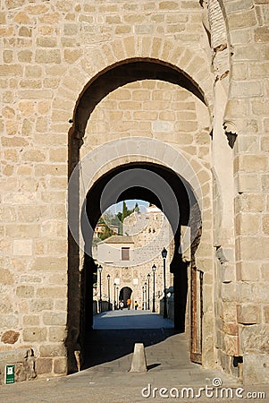 Gate into the old town of Toledo