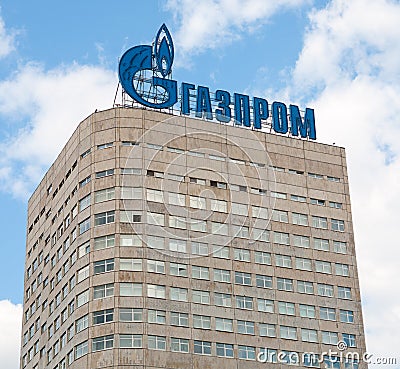 Gazprom company building