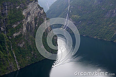 Geiranger fjord. Norway