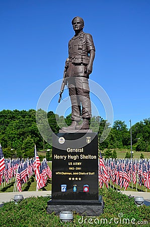 General Henry Hugh Shelton US Army Statue