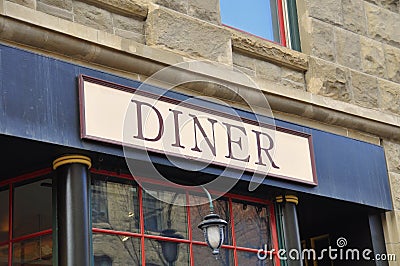 Generic Diner signage