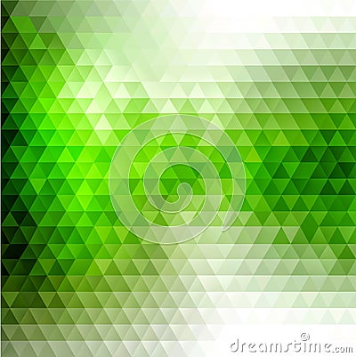 Geometry green background