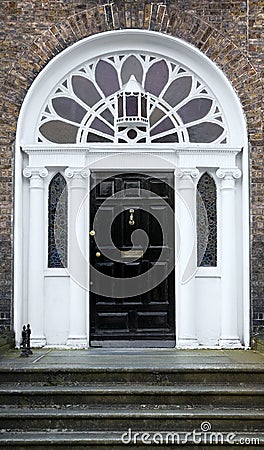 Georgian Doorway Stock Photography - Image