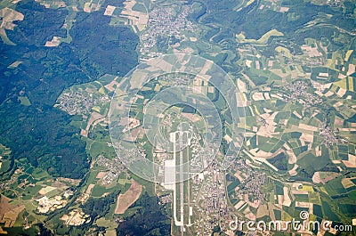German Airport, Aerial View