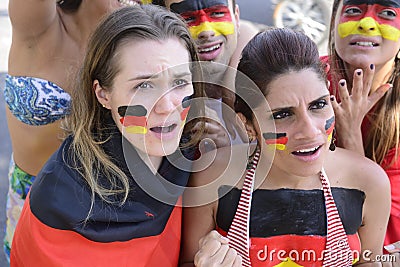 German soccer fans concerned about team performance.