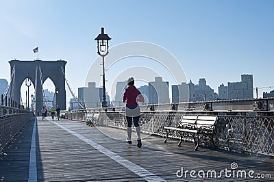 Get fit on Brooklyn Bridge