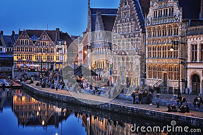 Ghent city center, Belgium