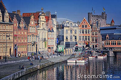 Ghent city center, Belgium