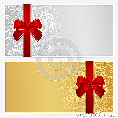 Gift certificate (Voucher, coupon) template