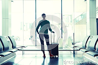 Girl at the airport