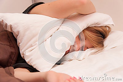 Girl having Trouble Sleeping